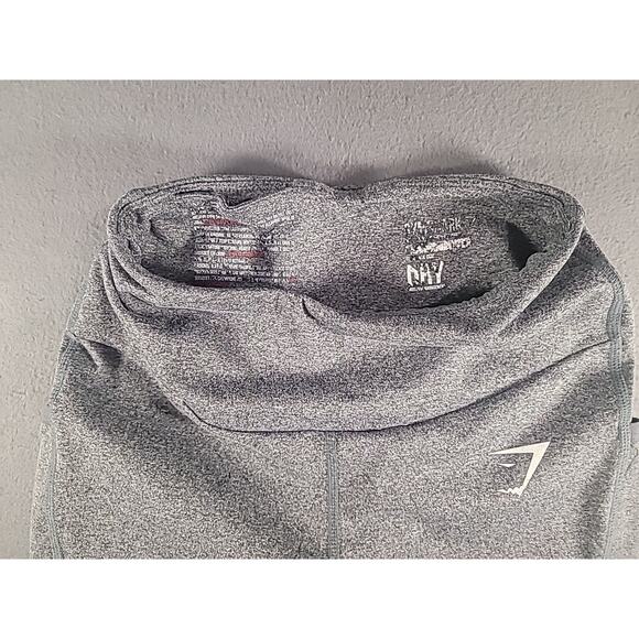 Gymshark Dry Leggings Women’s XS Charcoal Marl Stretch Moisture-Wicking EUC - Picture 7 of 7
